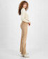 Фото #1 товара Women's Ornella Faux-Suede Whipstitched Pants