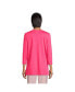 ფოტო #4 პროდუქტის Petite 3/4 Sleeve Supima Cotton Crewneck Tunic