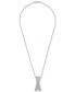ფოტო #3 პროდუქტის Diamond Multi-Row Crossover 20" Pendant Necklace (1 ct. t.w.) in Sterling Silver, Created for Macy's