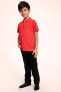 Erkek Çocuk Çocuk Bayramı Regular Fit Kısa Kollu Polo Tişört