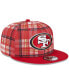 Фото #2 товара Men's Scarlet San Francisco 49ers 2024 Sideline Statement 9FIFTY Snapback Hat