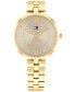 ფოტო #1 პროდუქტის Women's Quartz Gold-Tone Stainless Steel Watch 34mm