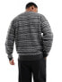 Фото #7 товара Jack & Jones knitted stripe jumper in grey