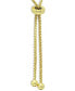 Cubic Zirconia Pineapple Bolo Bracelet in 18k Gold-Plated Sterling Silver, Created for Macy's