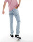 Фото #2 товара Levi's 512 slim taper jeans in light blue