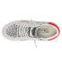 Фото #4 товара Vintage Havana Denisse Glitter Lace Up Womens Silver Sneakers Casual Shoes DENI