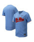Men's Powder Blue Ole Miss Rebels Replica Full-Button Baseball Jersey