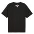 Puma Iridescent Graphic Crew Neck Short Sleeve T-Shirt X Melo Mens Black Casual