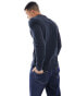 Фото #2 товара Farah Blanes long sleeve polo shirt in navy