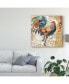 Фото #3 товара Evelia Designs Rooster Flair I Canvas Art - 20" x 25"