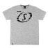 SPALDING Fast short sleeve T-shirt grey melange / black, 152 см - фото #2