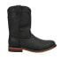 Фото #1 товара Justin Boots Braswell 10 Inch Round Toe Cowboy Mens Black Casual Boots RP3741