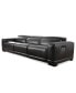 Фото #1 товара Krofton 3-Pc. Beyond Leather Fabric Sofa with 3 Power Motion Recliners, Created for Macy's