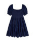 ფოტო #2 პროდუქტის Big Girls Smocked Cotton Jersey Dress