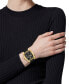 ფოტო #5 პროდუქტის Women's Swiss Black Silicone Strap Watch 45x36mm