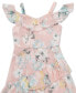 ფოტო #3 პროდუქტის Big Girls Floral Ruffle Maxi Length Dress