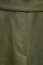 Фото #5 товара Брюки из смесового льна с широкими штанинами ZARA