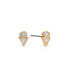 ფოტო #3 პროდუქტის Ear Party Mixed Shapes 18k Gold Plated Earring Set