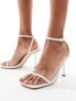 Simmi London Damira strappy barely there sandal in white