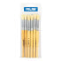 MILAN Polybag 12 Short Bristle Paintbrushes For Stencilling Series 20 Nº 2