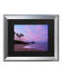 Фото #1 товара Pierre Leclerc Secret Beach Matted Framed Art - 27" x 33"