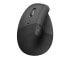 Фото #1 товара Logitech Lift Vertical Ergonomic Mouse for Business - Left - Left-hand - Vertical design - Optical - RF Wireless + Bluetooth - 4000 DPI - Graphite