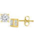 ფოტო #1 პროდუქტის Diamond Stud Earrings (1/2 ct. t.w.) in 14k White, Yellow or Rose Gold