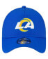 Фото #5 товара Men's Royal Los Angeles Rams A-Frame Trucker 9FORTY Adjustable Hat