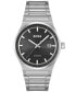 ფოტო #1 პროდუქტის Men's Candor Auto Automatic Silver-Tone Stainless Steel Watch 41mm