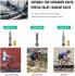 Фото #7 товара Cycplus Air Pump, Electric Compressor, Portable Bicycle Pump, Mini Tyre Pump with Digital LCD LED Light, Rechargeable Li-ion 12 V for All Bicycles as Torch and Power Bank I50PSI, white