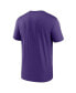 Фото #3 товара Men's Purple Minnesota Vikings Horizontal Lockup Legend T-shirt