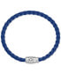 ფოტო #2 პროდუქტის Blue Braided Leather Bracelet