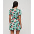 Фото #2 товара SUPERDRY Printed Wrap Short Sleeve Short Dress