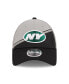 Фото #4 товара Men's Gray, Black New York Jets 2023 Sideline 9FORTY Adjustable Hat