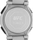 ფოტო #5 პროდუქტის UFC Men's Colossus Analog-Digital Silver-Tone Stainless Steel Watch, 45mm