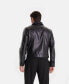 Фото #8 товара Куртка мужская Furniq UK, натуральная кожа, черная