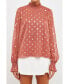 Фото #4 товара Women's Polka Dot Chiffon Blouse