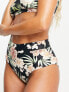 Фото #1 товара Rip Curl Sol Seeker Mirage high waist bikini bottom in tropical print