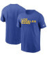 Фото #1 товара Men's Royal Los Angeles Rams Team Wordmark T-shirt