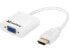 Фото #1 товара SANDBERG HDMI to VGA+Audio Converter - HDMI Type A (Standard) - VGA (D-Sub) + 3.5mm - Male - Female - White - RoHS