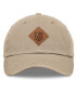 Фото #4 товара Men's Khaki Vegas Golden Knights Elements Unstructured Patch Leather Strapback Hat