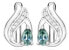Silver earrings with synthetic spinels SVLE0344SH8Z400