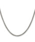 Chisel stainless Steel Polished 3.2mm Bismarck Chain Necklace