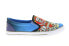 Фото #1 товара Ed Hardy Thorn EH9036S Mens Blue Canvas Slip On Lifestyle Sneakers Shoes