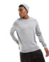 Фото #1 товара River Island essential crew neck sweatshirt in grey marl