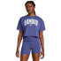 ფოტო #1 პროდუქტის UNDER ARMOUR Heavyweight Scripted Crop short sleeve T-shirt