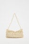 FAUX PEARL SHOULDER BAG