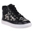 Фото #2 товара BRONX Zoo Nee High Top Womens Black Sneakers Casual Shoes 44000-961