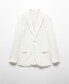Фото #1 товара Men's Slim Fit Linen And Cotton Suit Jacket