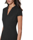 Petite Short-Sleeve Sheath Dress